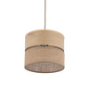 Lampa wisząca abażur DORMA WOOD JUTA 1xE27 Tk Lighting 11785