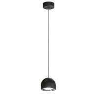 Czarna lampa wisząca o średnicy 10cm Saila LED 3000K PL0115-BK Yaskr