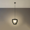 Lampa wisząca TRES czarna Sollux SL.0930