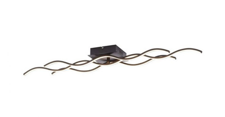 Lampa sufitowa WAVE LED czarna Leuchten Direkt 15166-18