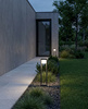 Ciemnoszara lampa ogrodowa LED z ramą 50cm MILANO GREY Kaja Lighting K-8264