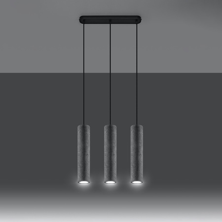 Lampa wisząca LUVO III z betonu Sollux SL.0655