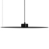 Duża minimalistyczna lampa wisząca czarny talerz z regulacją kąta zawieszenia PIATTO 1xGX53 fi 55cm Milagro MLP2917