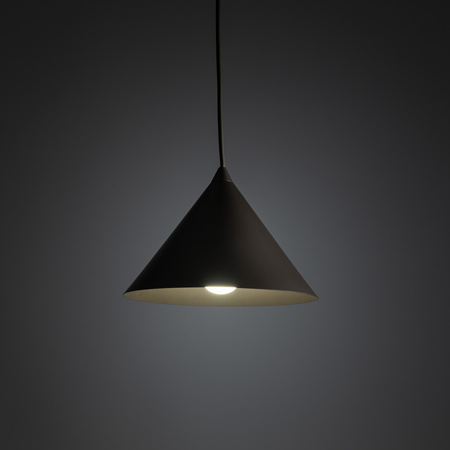 Lampa wisząca metalowy stożek w odcieniu brązu 21cm CONO S NEW BROWN 1xE27 Tk Lighting 11375