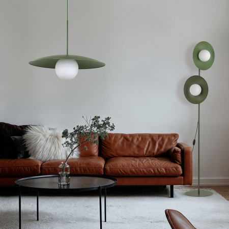 Lampa podłogowa do salonu SLATE MIX GLASS 2XG9 Tk Lighting 16139