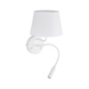MAJA WHITE KINKIET 2 E27 + G9 TK Lighting 10080