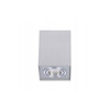 Oprawa natynkowa kwadratowa w kolorze aluminium ELOY 1 ALU/ALU Azzardo AZ0991