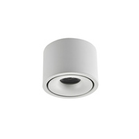 Oprawa natynkowa biała tuba COSTA TOP 12W CCT SWITCH WH AZZARDO AZ6034