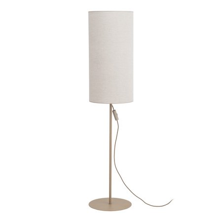 Lampa podłogowa wysokość 133cm pionowy cylindryczny abażur FIENO SABIA 1XE27 Tk Lighting 16196