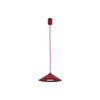 Lampa wisząca burgudnowy stożek o średnicy 23cm LUME S BURGUND 1XGX53 Tk Lighting 11695