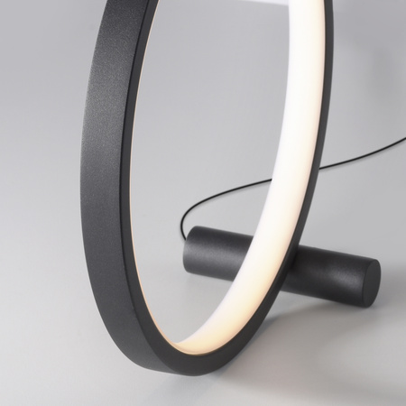 Lampka stołowa okrąg czarny MINI RITUS LED 3000K Just Light 15395-18