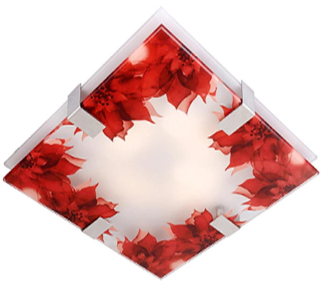 RAPSODY LAMPA SUFITOWA PLAFON 31X31 2X60W E27 KWADRAT Candellux 10-30306