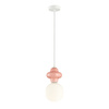 Lampa wisząca ceramiczna różowa 1xE14 Latera Italux PND-94331-1S-PK