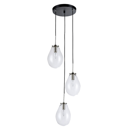 Lampa wisząca Fondi czarna 3xE14 Light Prestige LP-1214/3P