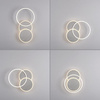 Lampa sufitowa okręgi SEVENT LED Leuchten Direkt 14116-55