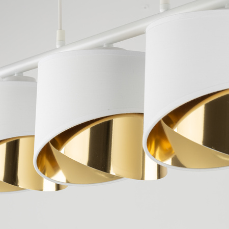 Lampa wisząca GRANT WHITE/GOLD TK Lighting 4821
