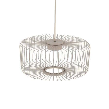 Beżowa lampa wisząca druciana cylindryczna na żarówkę GX53 KENAI C Nowodvorski 12226