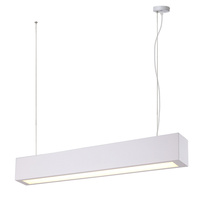 Lampa wisząca Ibros biała 18W IP20 LED CCT Light Prestige LP-7001/1P 20 WH-63 18 CCT