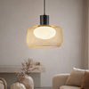Lampa wisząca siatkowa złota metalowa obudowa wraz z białym kloszem SOPRA 32cm Candellux Studio 31-50960