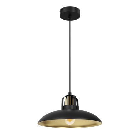 Lampa wisząca FELIX BLACK/GOLD 1xE27 Milagro MLP8906