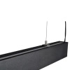 Czarna lampa wisząca liniowa o długości 120cm Sigi V LED 3000K PL0130-BK Yaskr