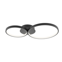 Lampa sufitowa Maver okręgi LED 3000-6000K Italux SPL-20452-2-BK