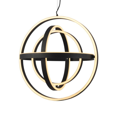 Lampa wisząca czarna TESS LED Zuma Line MD9203-4-3BD