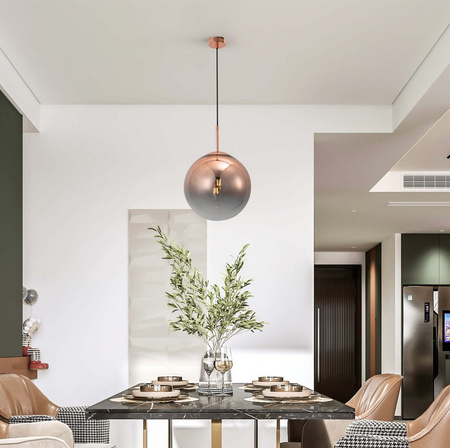 Lampa wisząca PALLA miedziana Light Prestige LP-2844/1P MI