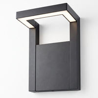 Ciemnoszary kinkiet ogrodowy LED BERGAMO GREY Kaja Lighting K-8250