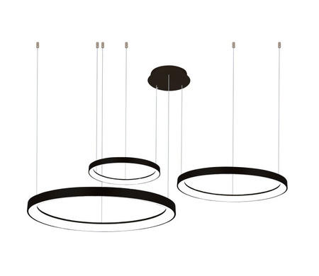 Lampa wisząca AGNES czarna LED AZzardo AZ5024 sterowana pilotem