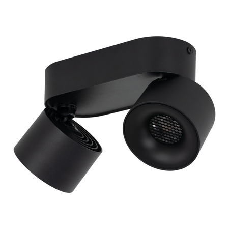 Podwójna oprawa sufitowa dwie ruchome tuby SPARK DUO BLACK CCT 20W Tk Lighting 18164