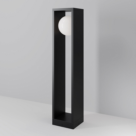 Nowoczesna kolumna 75cm LED 3000K z białą kulą Slate O483FL-L10GF3K Maytoni