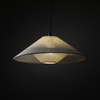 Pojedyńcza lampa wisząca abażurowy stożek BELISSA LEN 50cm 1xE27 Tk Lighting 10873