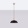 Lampa wisząca FANO czarna Sollux SL.1322