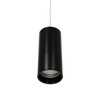 Lampa wisząca Moldes Big BL Pendant 4000K czarna tuba Italux HL7719/12W 4000K BL