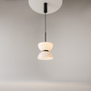 Lampa wisząca czarna ze szklanym kloszem LED 3000K Kyoto MOD178PL-L11B3K Maytoni