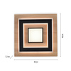 Kwadratowa lampa sufitowa 40cm drewniana TOLA LED 3000K Just Light 14563-18