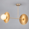 Lampa wisząca Bloom 2xG9 Beż-Taupe Milagro MLP0298