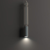 Lampa wisząca druciana tuba grafit + beż 1xGU10 SINGLES A Nowodvorski 12194