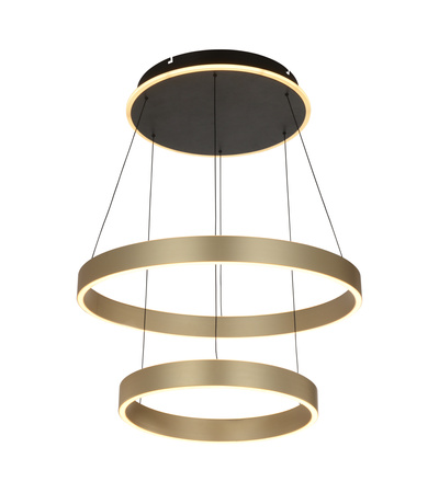 Lampa wisząca podwójna Marling złota Aviano Lighting 6072-304