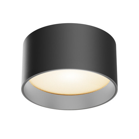 Czarna natynkowa tuba o średnicy 14cm LED 3000K Vega C089CL-15W3K-B Maytoni