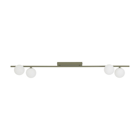 Listwa sufitowa w kolorze oliwkowym 4 klosze IMELO OLIVE 4XG9 Tk Lighting 11478