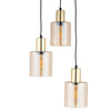 SIERRA GOLD AMBER LAMPA WISZĄCA 3 TK Lighting 6667