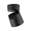 Czarna oprawa natynkowa ruchoma tuba LED 3000K KYOTO BLACK 12W Tk Lighting 18137