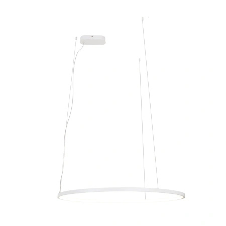 Lampa wisząca biały pierścień o średnicy 80cm IP44 Maxlight P0657 Visual Hor 30W