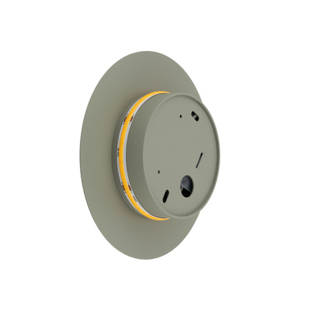 Kinkiet LED metalowe koło 15cm w kolorze szałwiowym podświetlające ściane RING LED S 3000KNowodvorski 12663