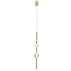 Lampa wisząca Vaku złota LED 4000K Light Prestige LP-719/2P GD