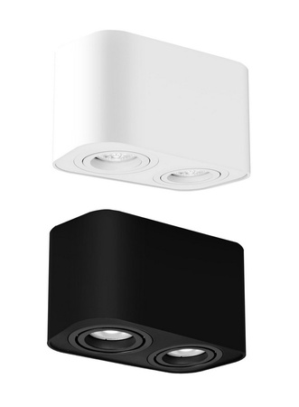 Lampa sufitowa podwójna oprawa spot KOBALD Rabalux 2053 2054 kolor do wyboru