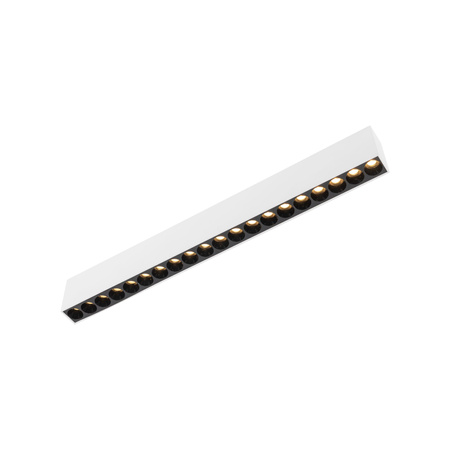 Podłużna biało-czarna oprawa sufitowa 53cm LED ARCO WHITE CCT 40W Tk Lighting 18166