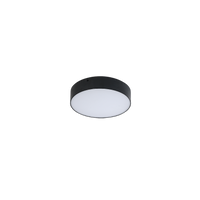 Okrągły czarny plafon LED 30cm z pilotem MONZA R 30 CCT BK + REMOTE CONTROL AZZARDO AZ4761
